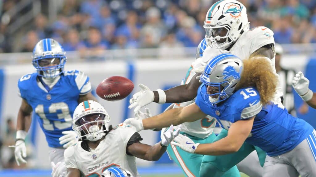 A closer look at the Detroit Lions’ preseason game against the Dolphins: insights and takeaways from the 24-17 defeat