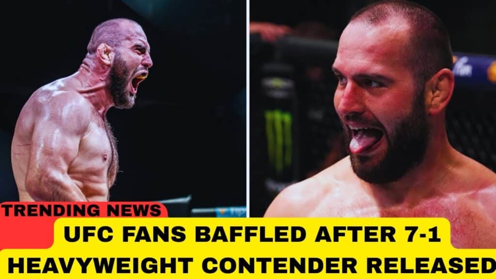 UFC heavyweight gets cut despite an almost perfect record in the octagon