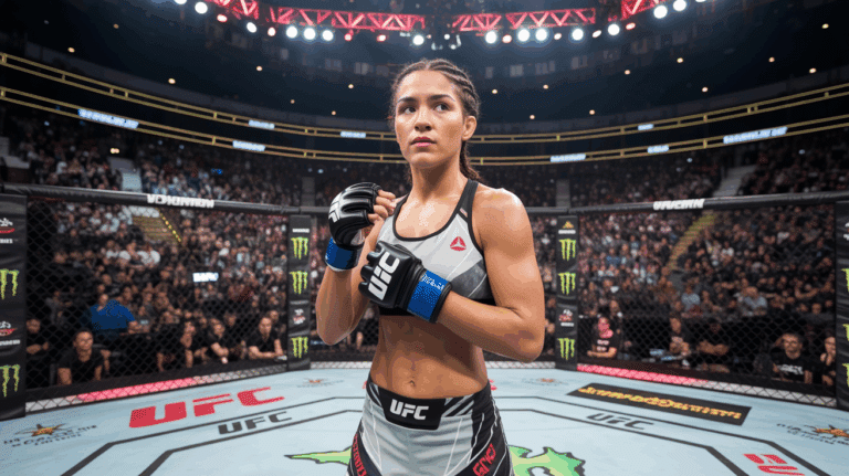young female mma